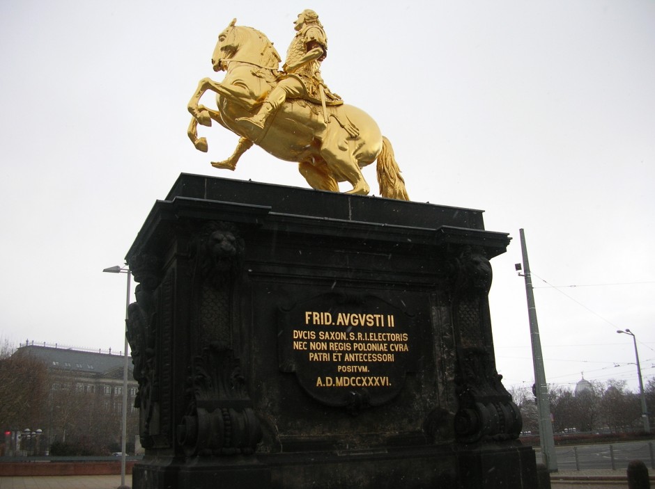 Statua konjanika Fridriha Avgusta II znanog kao Avgust Jaki