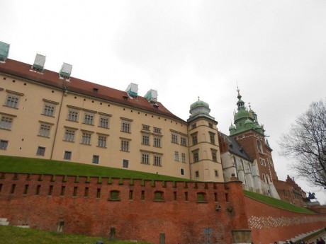 Zidine dvorca Wawel